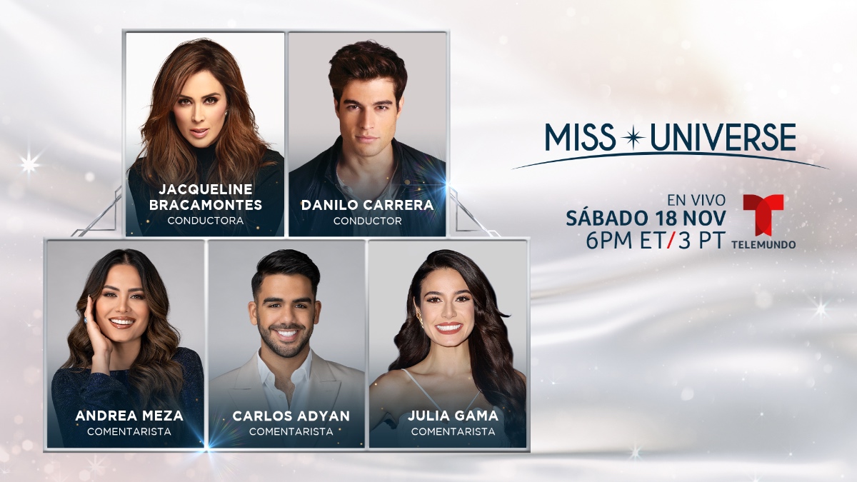 Miss Universo 2023: ¿Quiénes serán los presentadores?