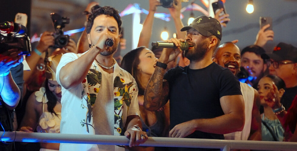 Luis Fonsi y Feid juntos en 